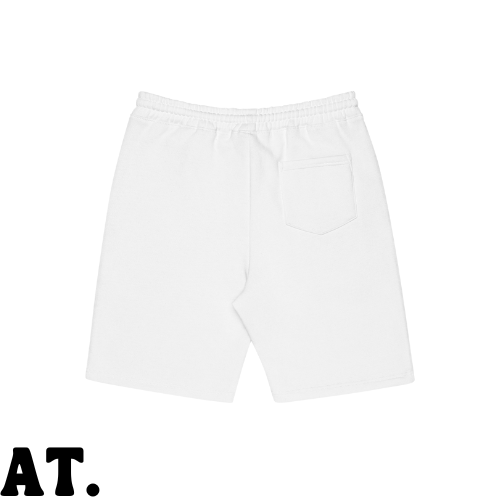 Astor white fleece Shorts