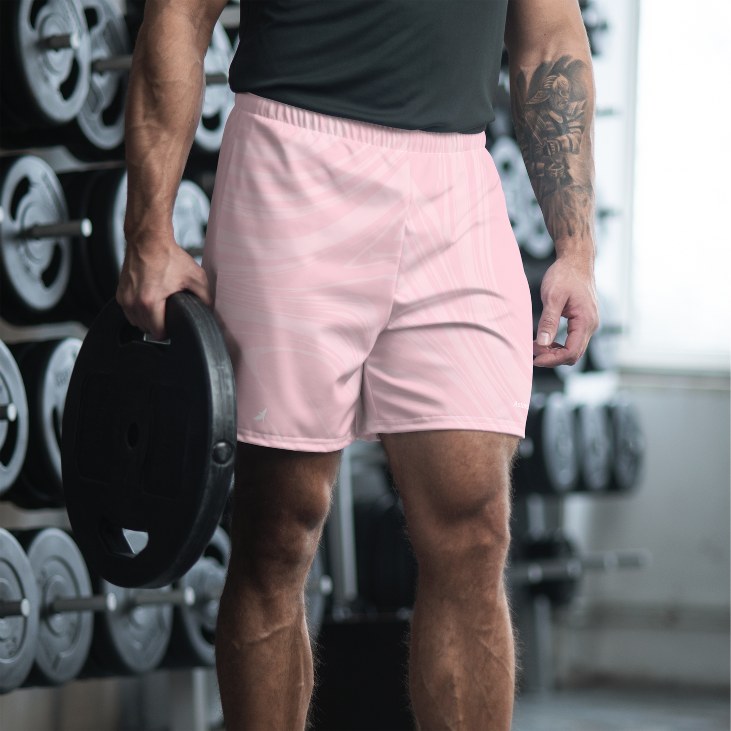 Astor pink wave athletic Short