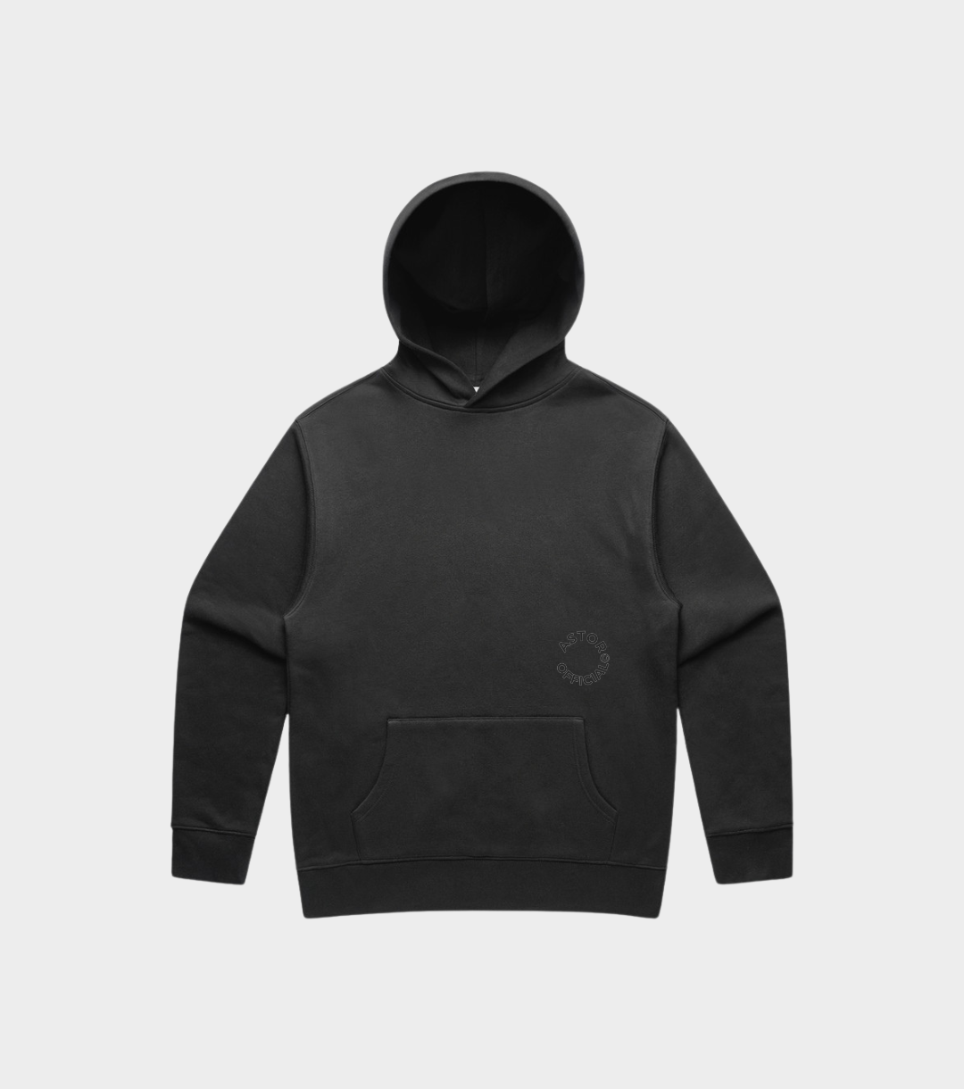 ASTOR KORY FADED HOOD-black