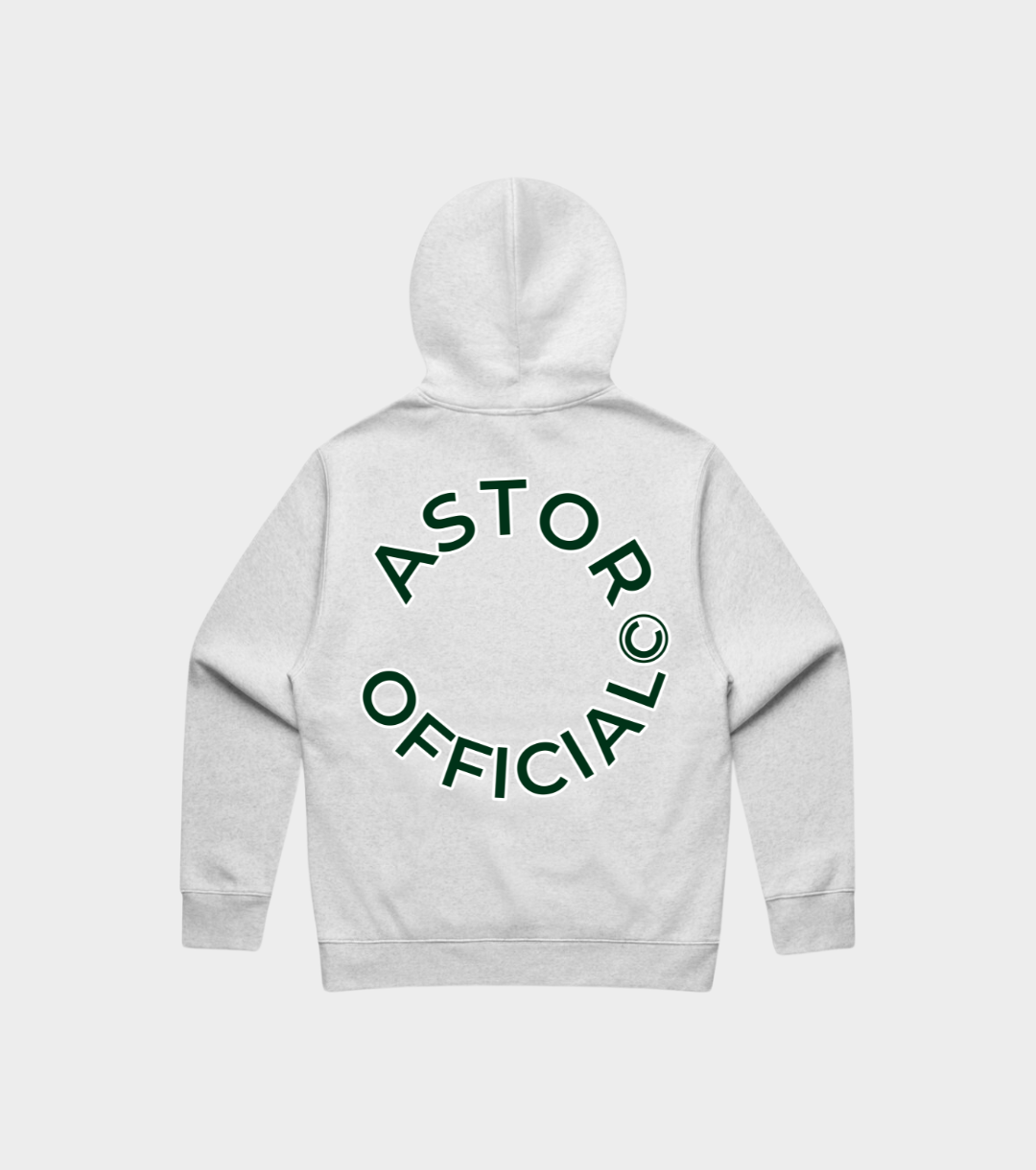 ASTOR Kory hoodie- white heahter