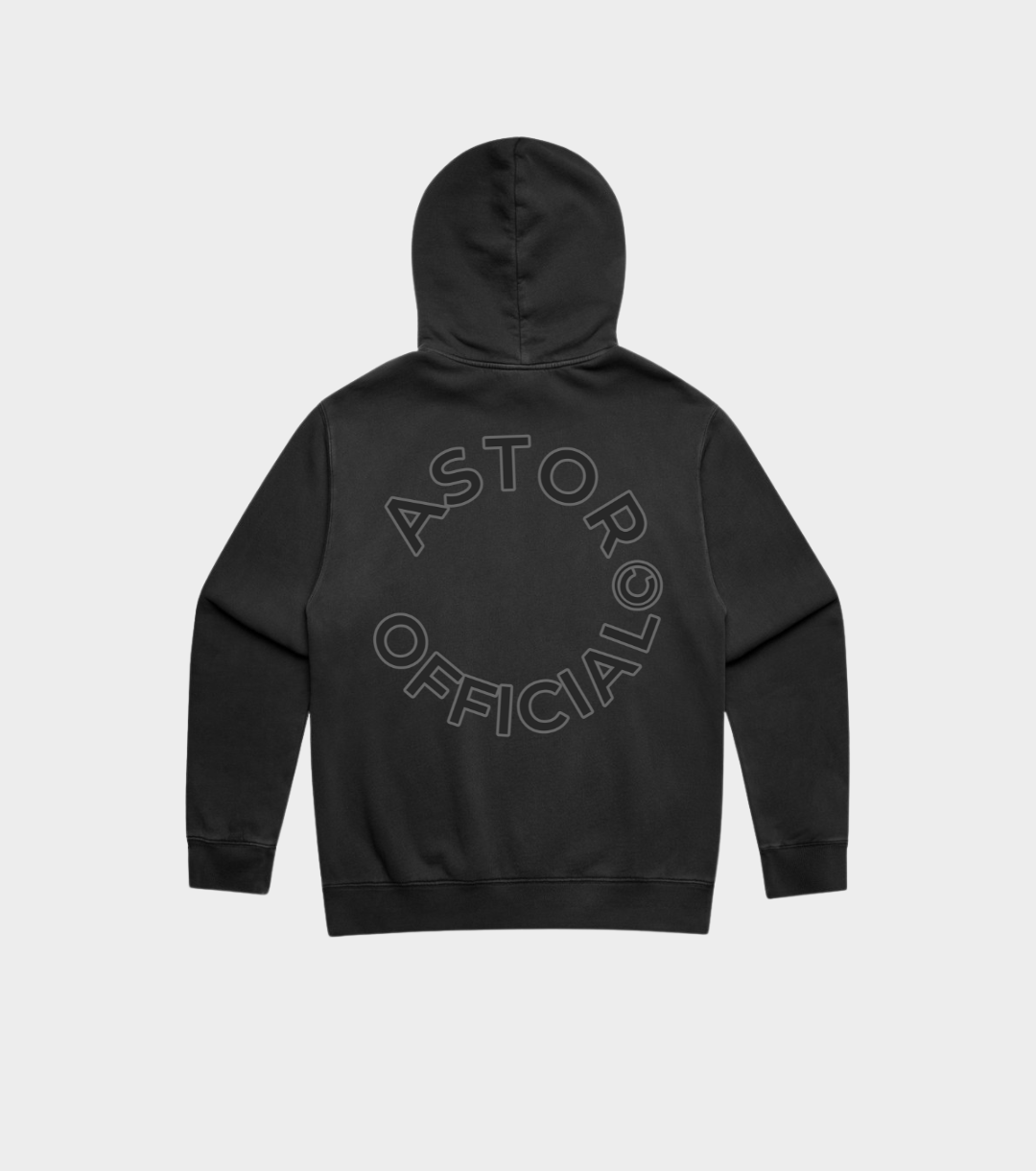 ASTOR KORY FADED HOOD-black