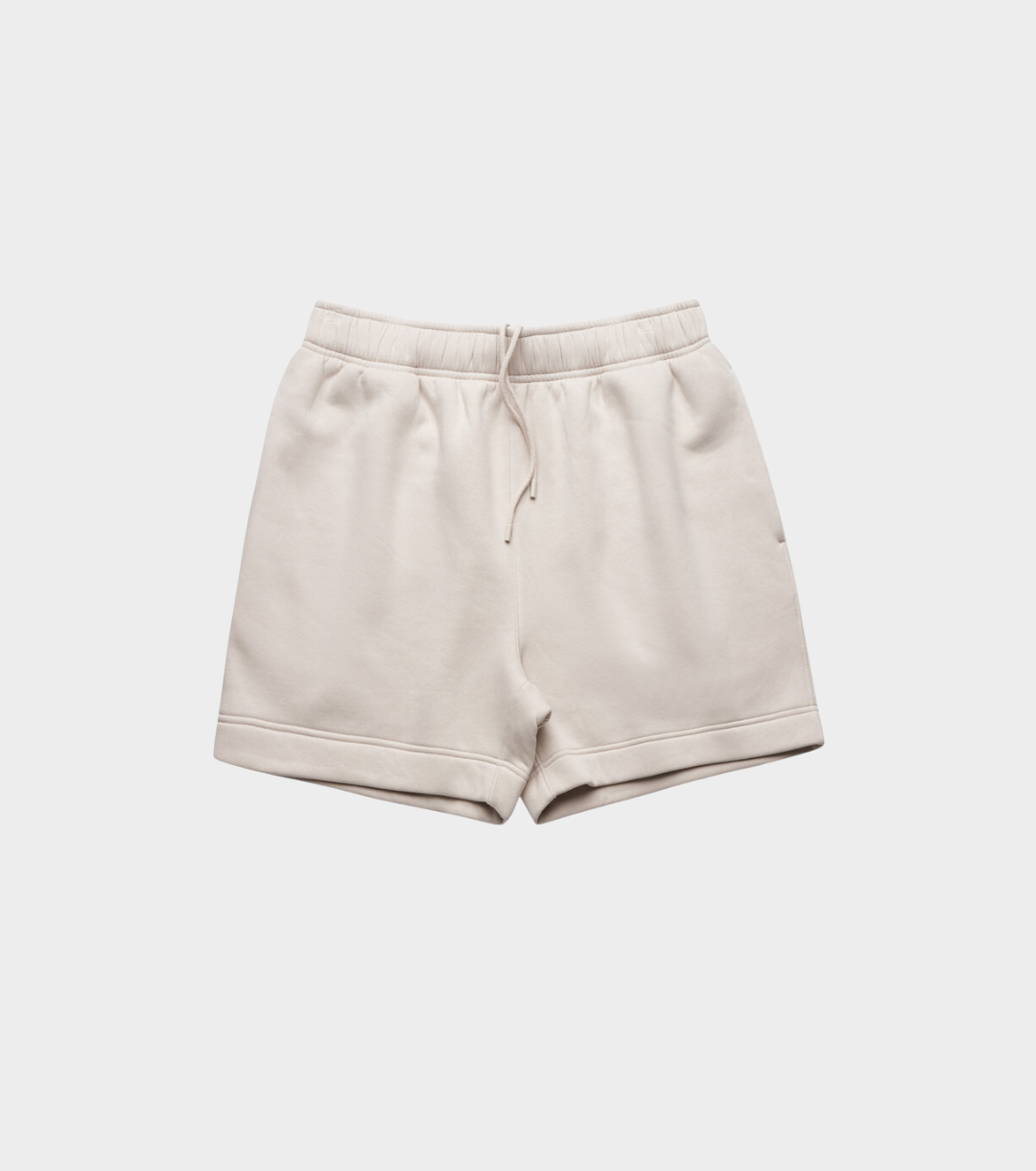 MENS RELAX TRACK SHORTS- bone