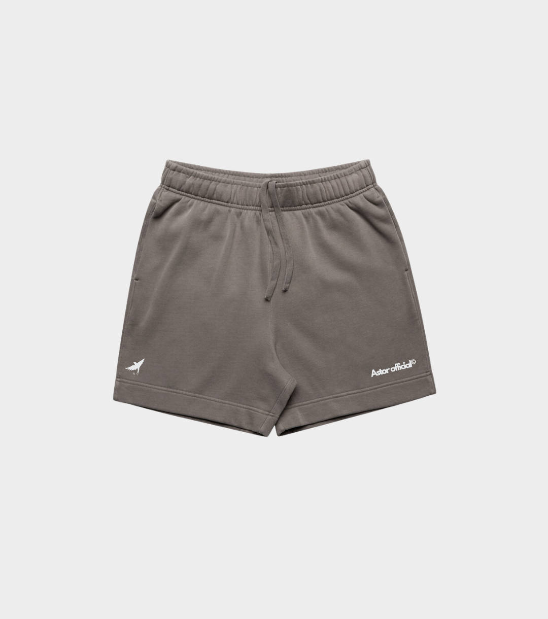 RELAX FADED TRACK SHORTS- faded grey