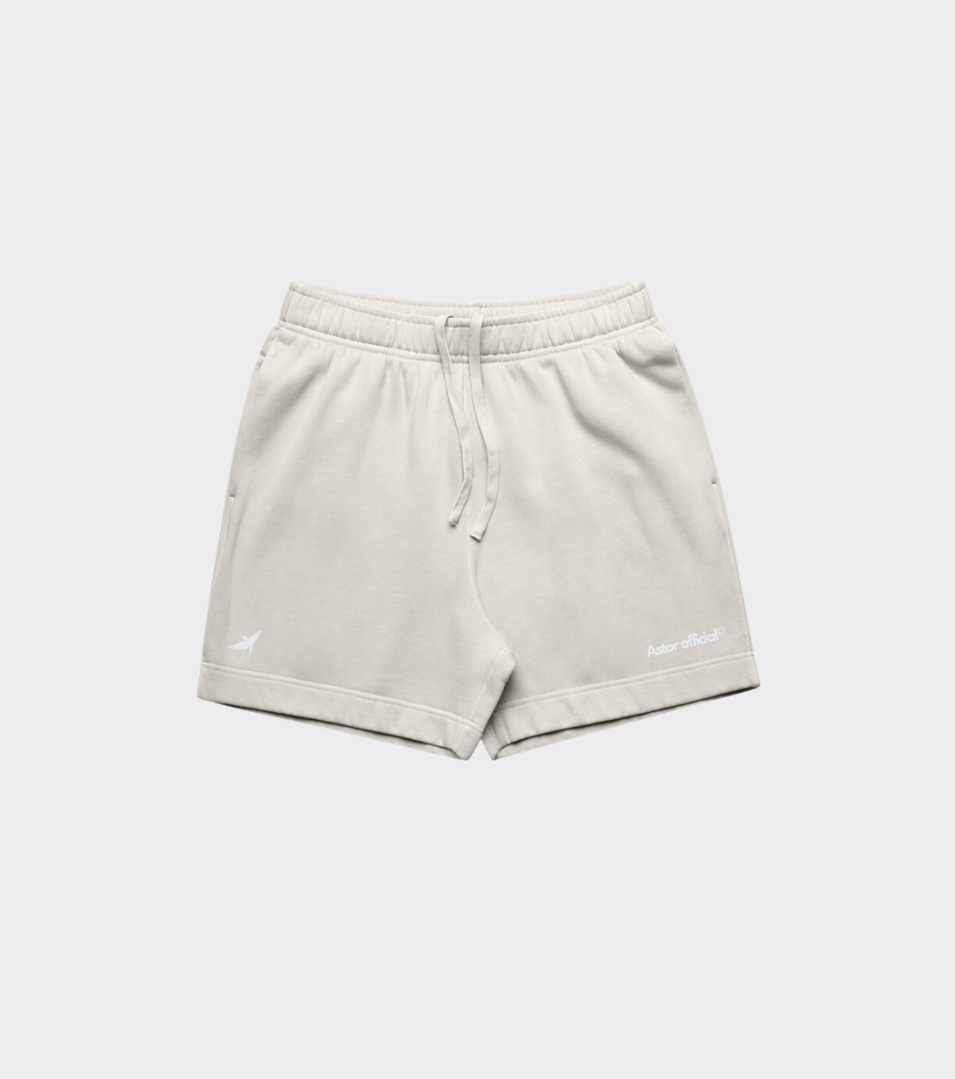 RELAX FADED TRACK SHORTS- faded bone