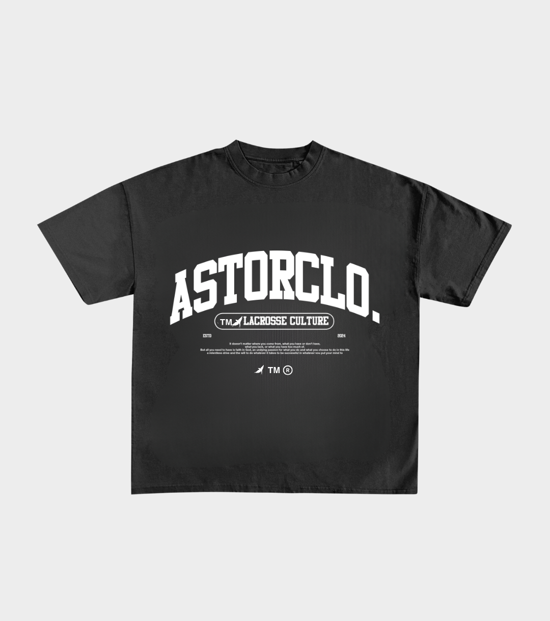 Astor futch varsity- faded black - OUT OF STOCK