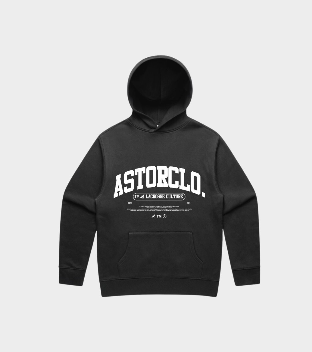 Astor futch hoodie- faded black